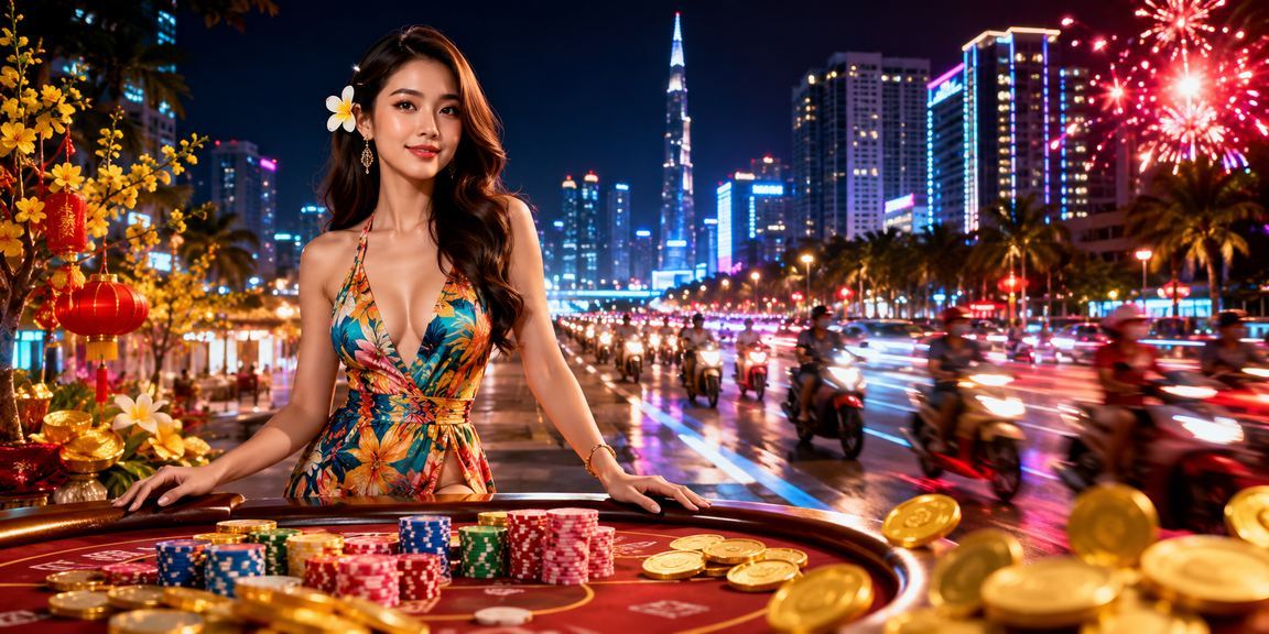 Phố đêm Hồ Chí Minh rực rỡ ánh đèn neon, người dùng theo dõi kèo bóng đá trên điện thoại