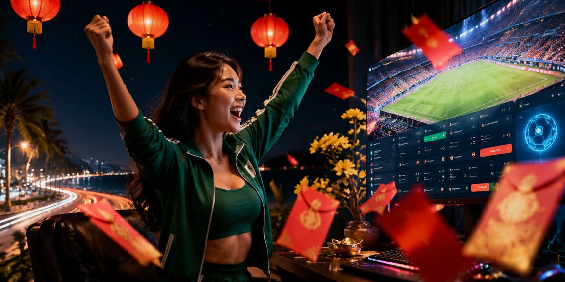Người dùng đặt cược esports dưới ánh đèn lồng trang trí tại Mũi Né về đêm